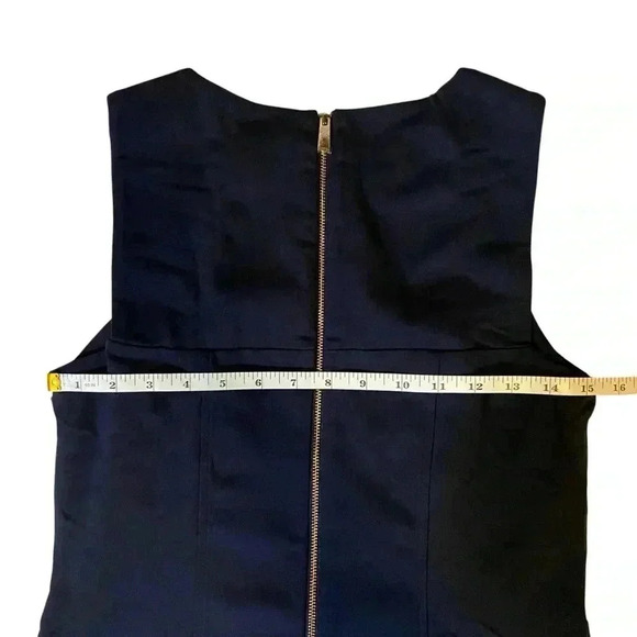 NEW VINCE CAMUTO Women's Skirt Dress Sleeveless Back Zip Navy Blue Size 4 - Picture 12 of 15